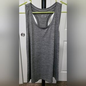 Jockey Gray Sleeveless Relaxed Active Tank Top